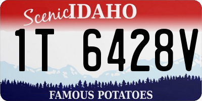 ID license plate 1T6428V