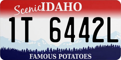 ID license plate 1T6442L