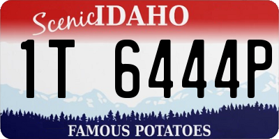 ID license plate 1T6444P