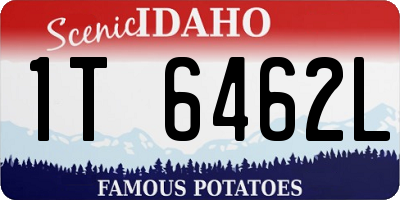 ID license plate 1T6462L