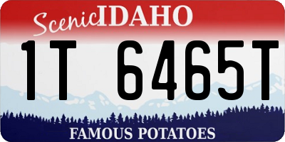 ID license plate 1T6465T