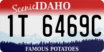 ID license plate 1T6469C