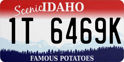 ID license plate 1T6469K