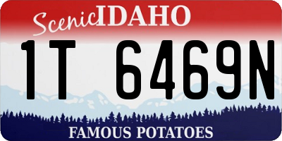ID license plate 1T6469N
