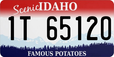 ID license plate 1T6512O