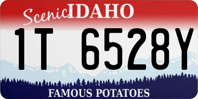 ID license plate 1T6528Y