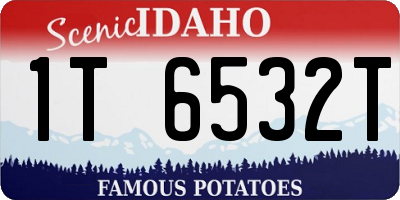 ID license plate 1T6532T