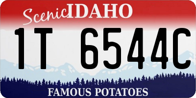 ID license plate 1T6544C