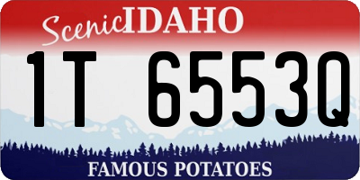 ID license plate 1T6553Q