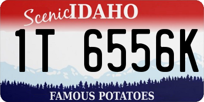 ID license plate 1T6556K