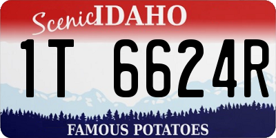 ID license plate 1T6624R