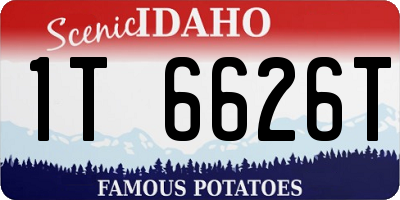 ID license plate 1T6626T