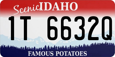 ID license plate 1T6632Q