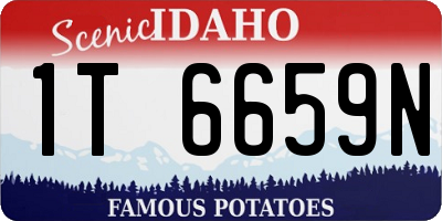 ID license plate 1T6659N