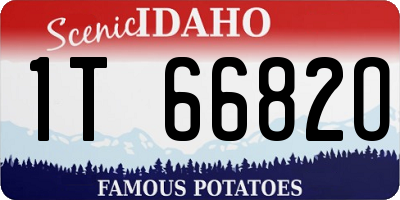 ID license plate 1T6682O