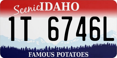 ID license plate 1T6746L