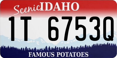 ID license plate 1T6753Q