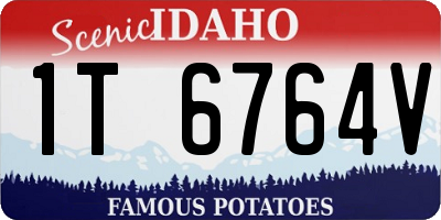 ID license plate 1T6764V