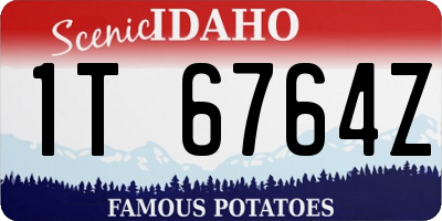 ID license plate 1T6764Z