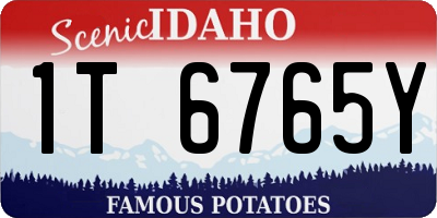 ID license plate 1T6765Y