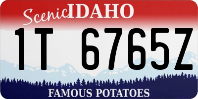 ID license plate 1T6765Z