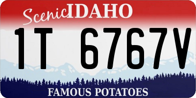 ID license plate 1T6767V