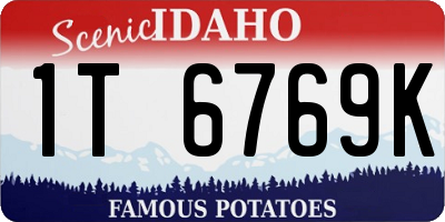 ID license plate 1T6769K