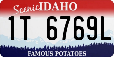 ID license plate 1T6769L
