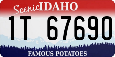 ID license plate 1T6769O