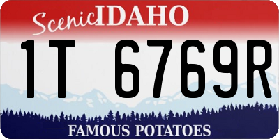 ID license plate 1T6769R