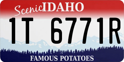 ID license plate 1T6771R