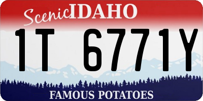 ID license plate 1T6771Y