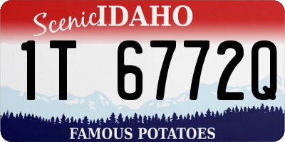 ID license plate 1T6772Q