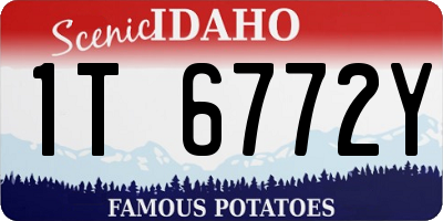 ID license plate 1T6772Y