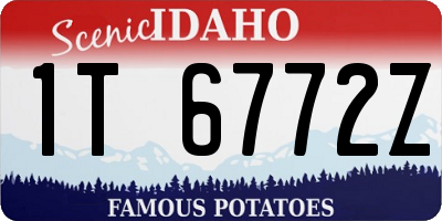 ID license plate 1T6772Z