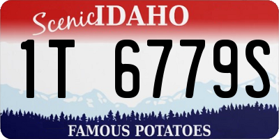 ID license plate 1T6779S