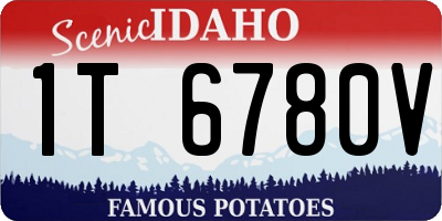 ID license plate 1T6780V
