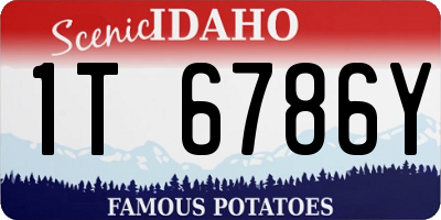 ID license plate 1T6786Y