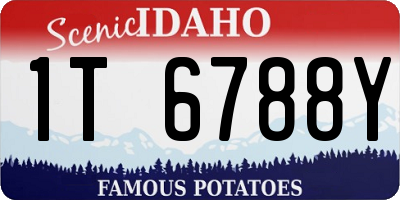 ID license plate 1T6788Y