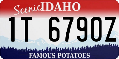 ID license plate 1T6790Z