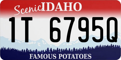 ID license plate 1T6795Q