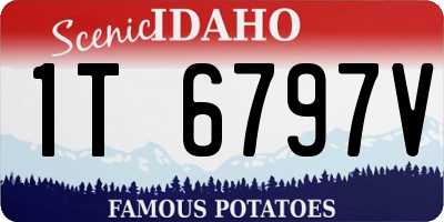 ID license plate 1T6797V
