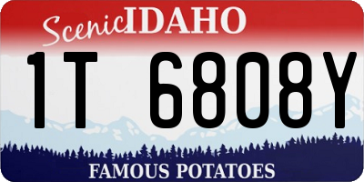 ID license plate 1T6808Y