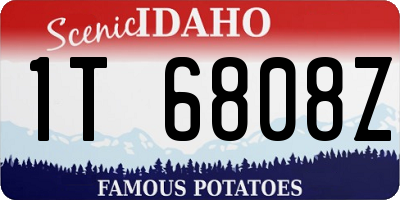 ID license plate 1T6808Z