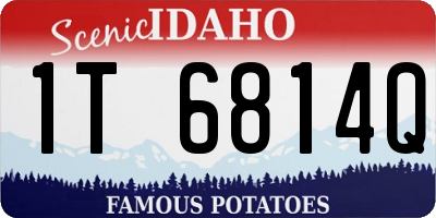 ID license plate 1T6814Q