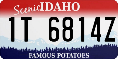 ID license plate 1T6814Z