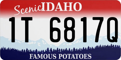 ID license plate 1T6817Q