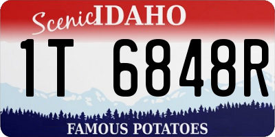 ID license plate 1T6848R