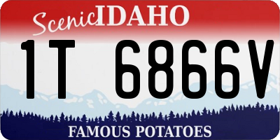 ID license plate 1T6866V