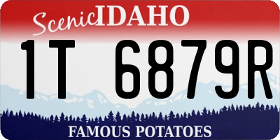 ID license plate 1T6879R